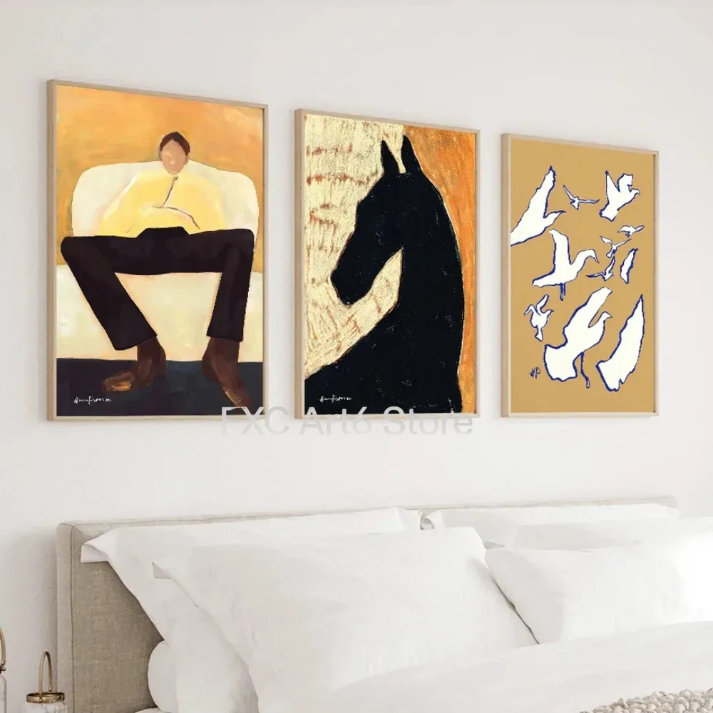 Vintage Things Collection - Frameless Abstract Gallery Decorative Wall Art