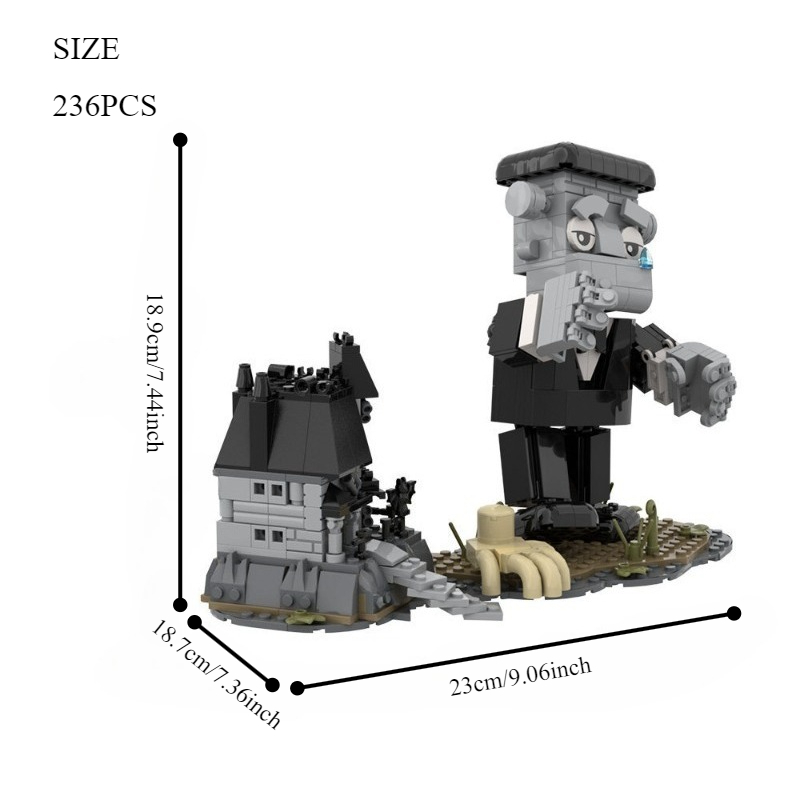 Vintage Collectible Figures - 236-Piece Classic Monster Figure, Gothic Horror
