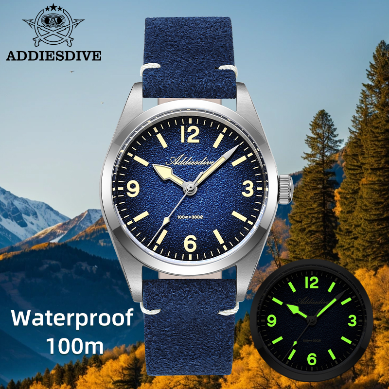 Vintage Collectible Watches - ADDIESDIVE Stainless Steel Quartz Watches For
