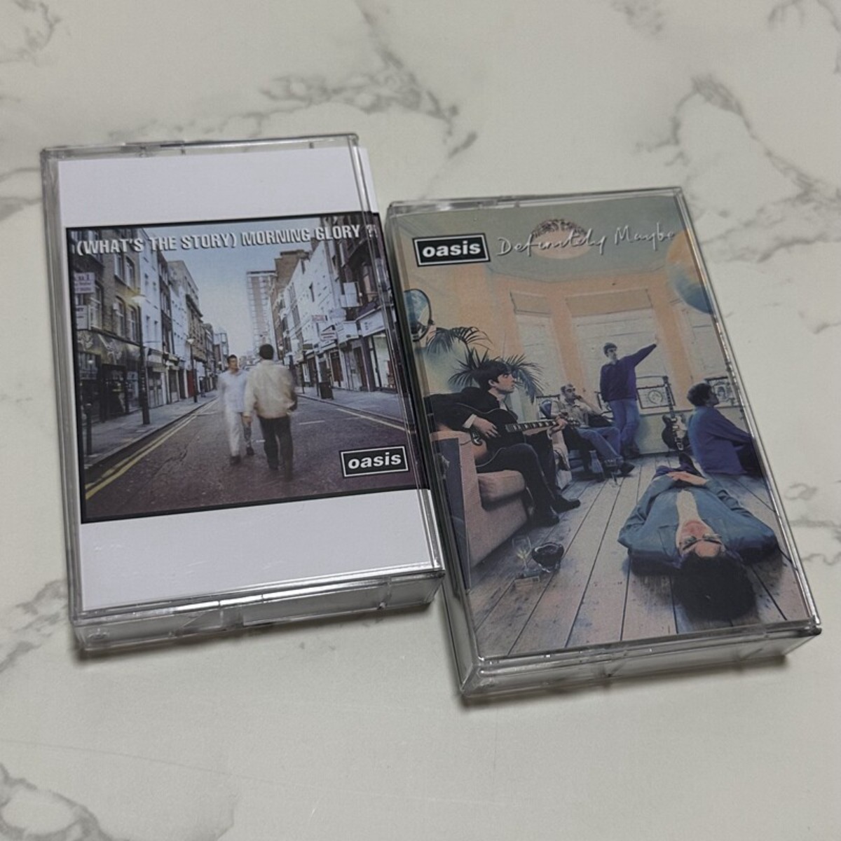 Vintage Collectible Accessories - Oasis British Rock Band Cassette Tapes