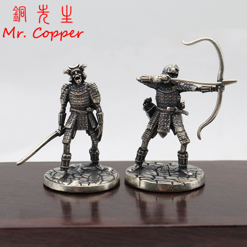 Vintage Things Collection - Vintage White Brass Japanese Shogunate Skeleton