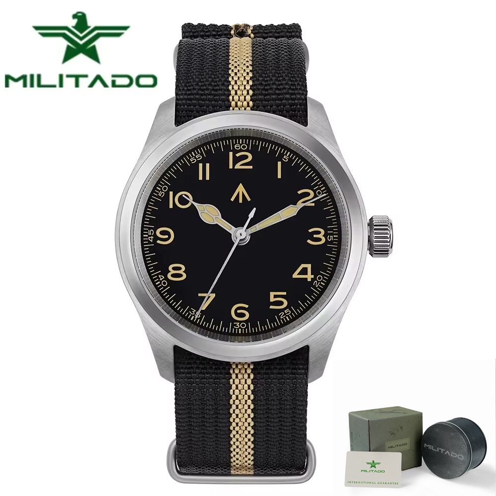 Vintage Collectible Watches - Militado ML08 Watch 38mm Men VH31