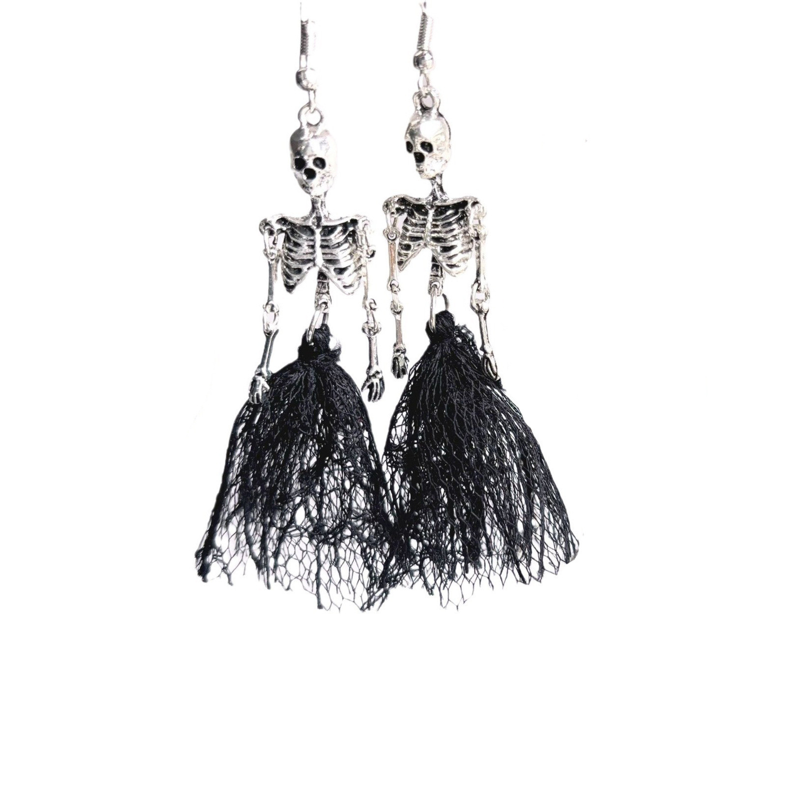 1 Pair Halloween Vintage Skele - Vintage Things Collection 评论和价格