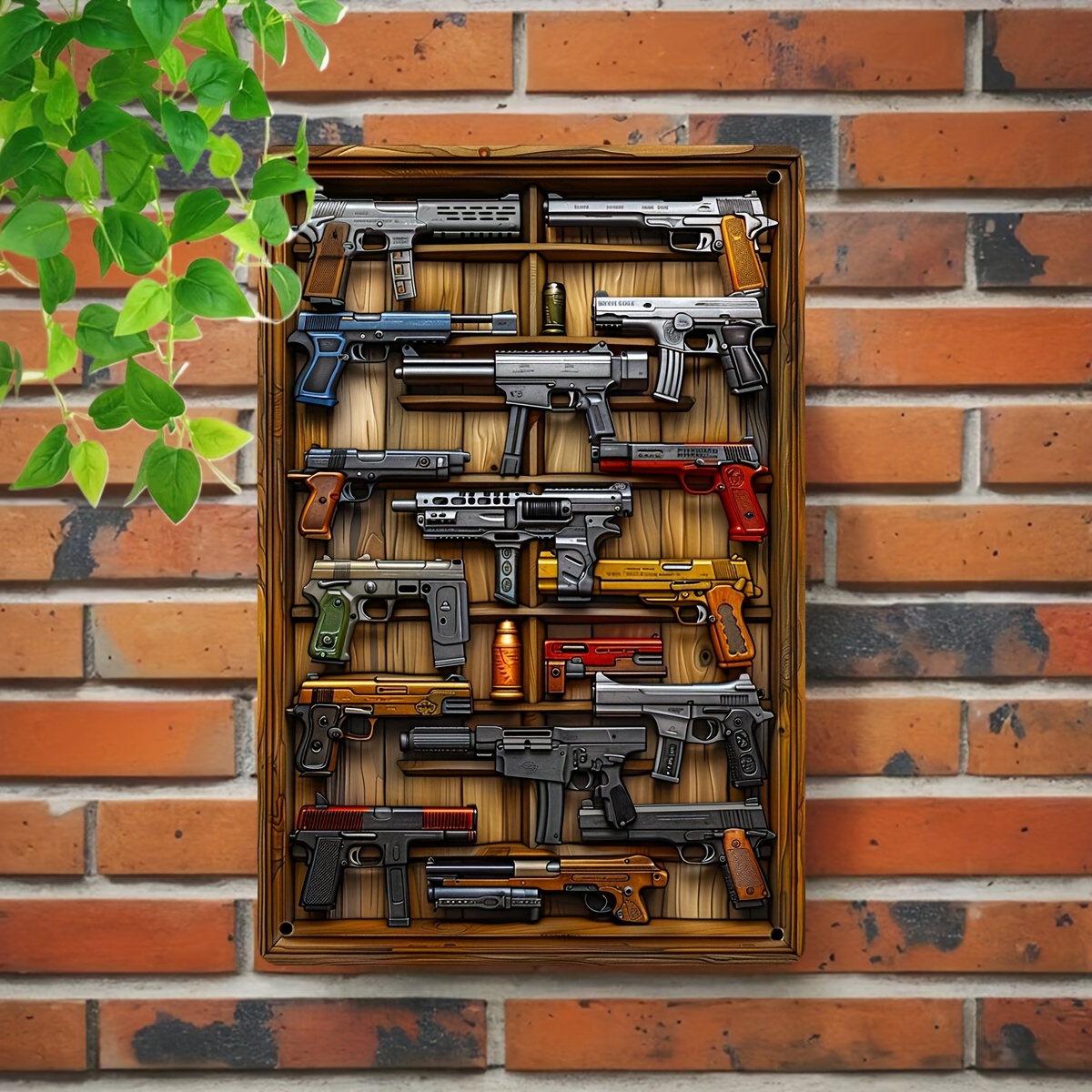 1 piece of vintage metal tin s - Vintage Collectible Guns 评论和价格