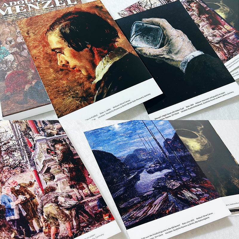 30PCS Adolph Von Menzel Oil Pa - Collectible Vintage Greeting Cards 评论和价格