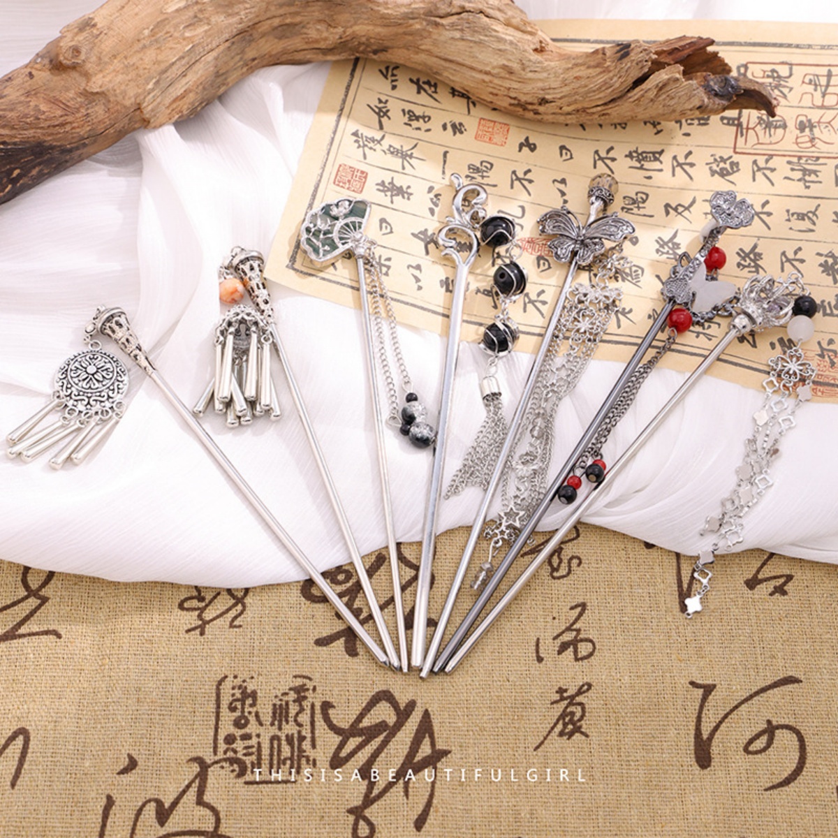 Elegant Women's Hairpin Antiqu - Vintage Jewelry Collection 评论和价格