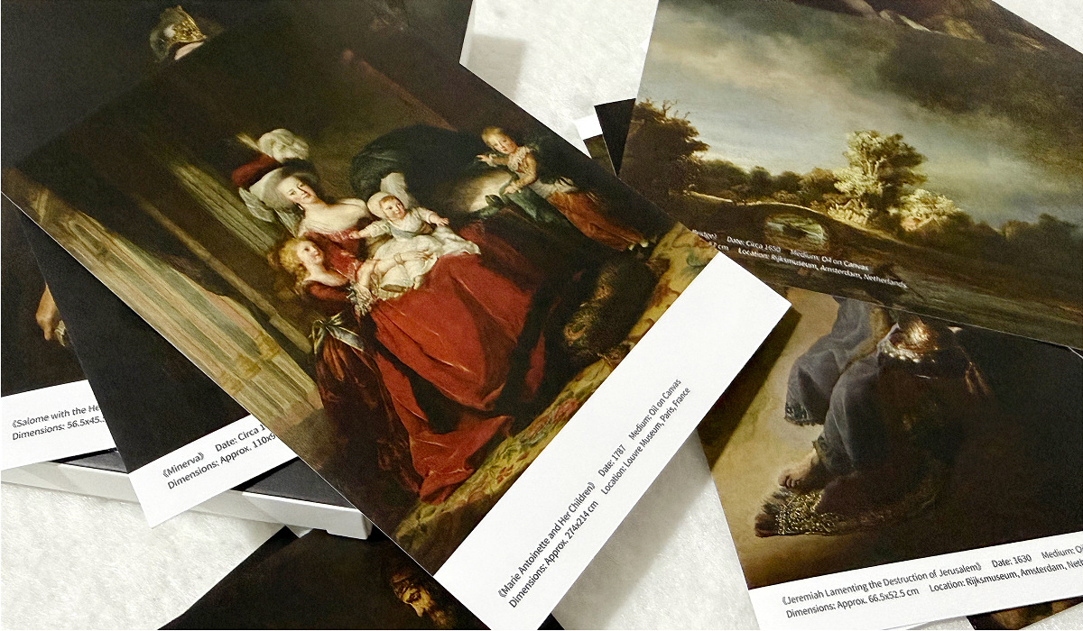 30Pcs Rembrandt Vintage Oil Pa - Collectible Vintage Greeting Cards 评论和价格