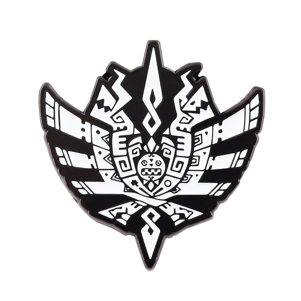 MH4 Monster Hunter-4 Logo Badg - Collectible Vintage Brooches 评论和价格