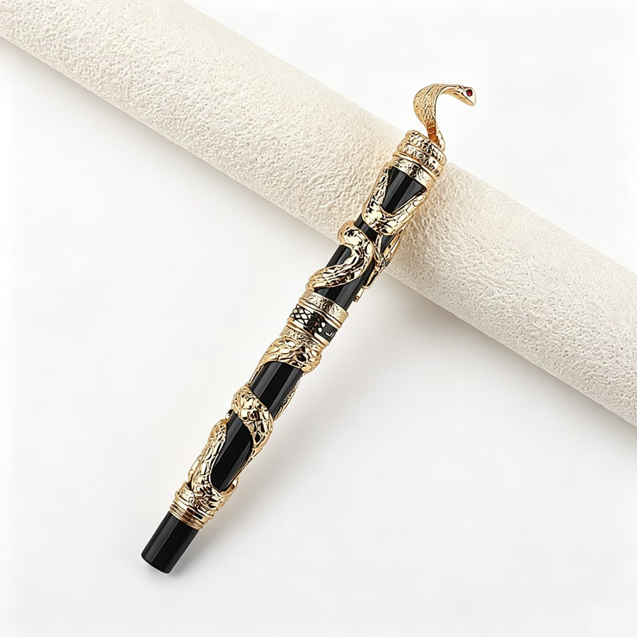 Jinhao Luxury Snake Embossed F - Vintage Collectible Pens 评论和价格