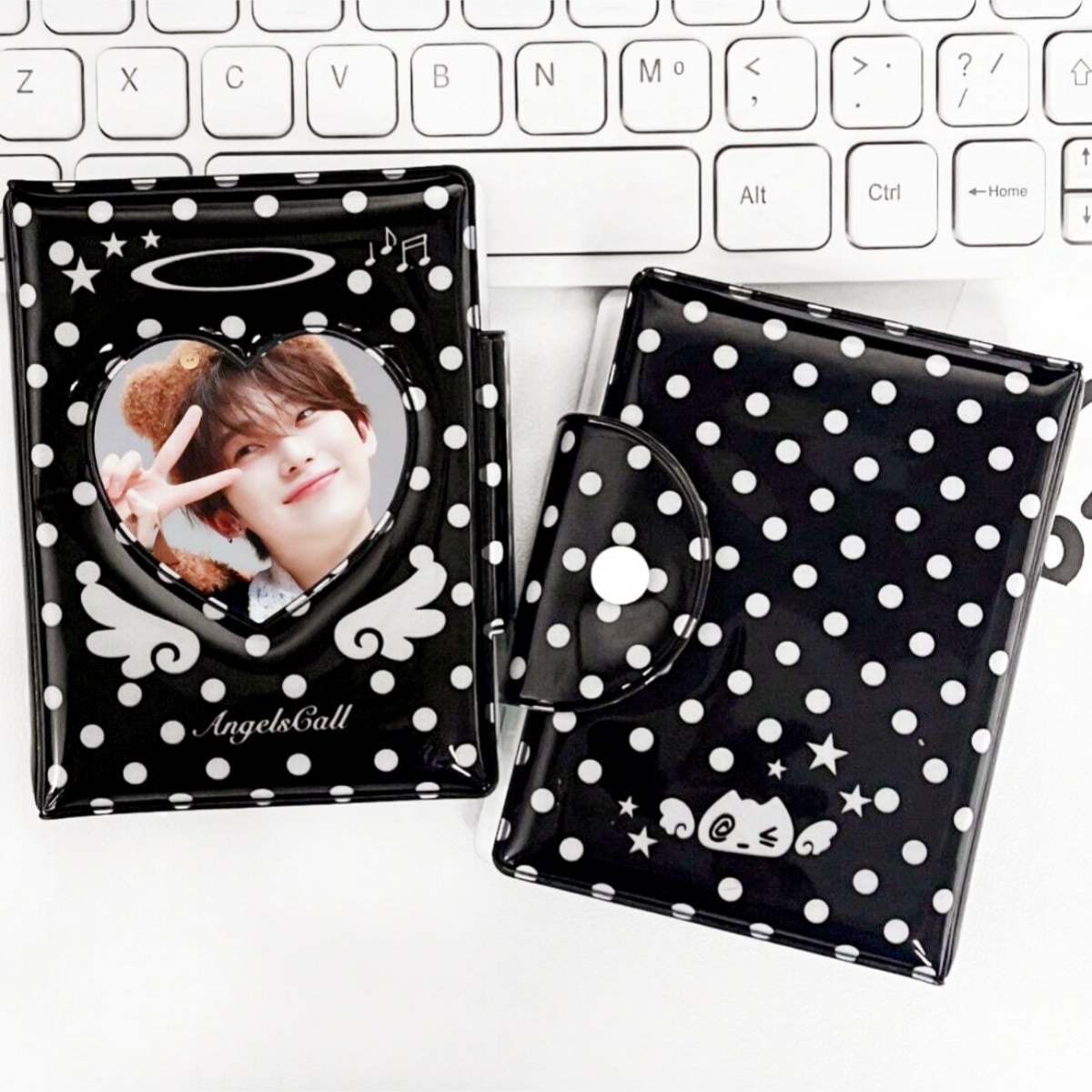 3in Photo Card Holder Cute Bla - Polaroid Photo Album 评论和价格