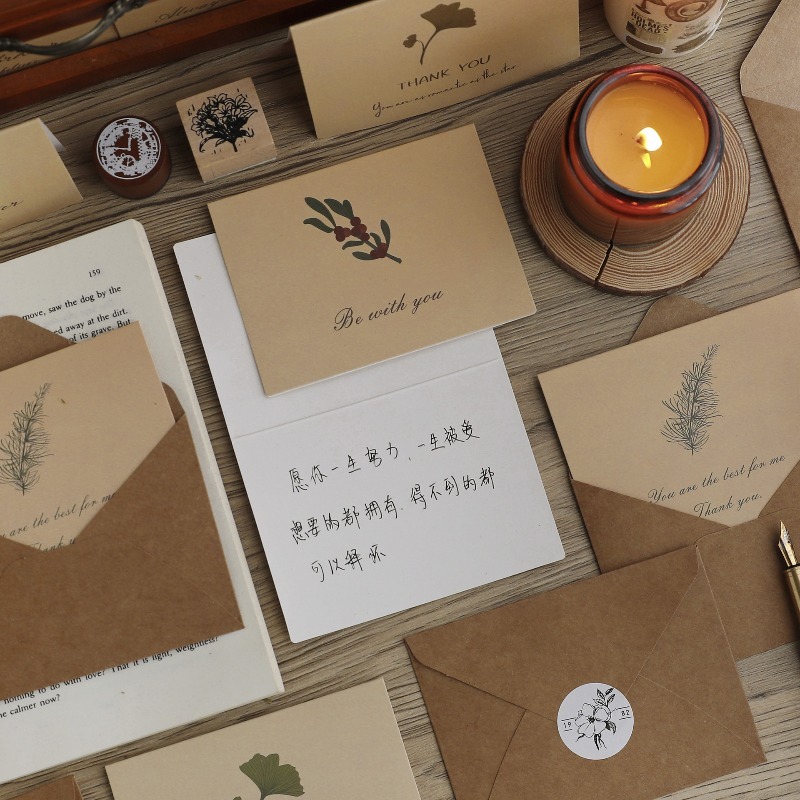 6pcs Set Vintage Plant Oil Pai - Collectible Vintage Greeting Cards 评论和价格