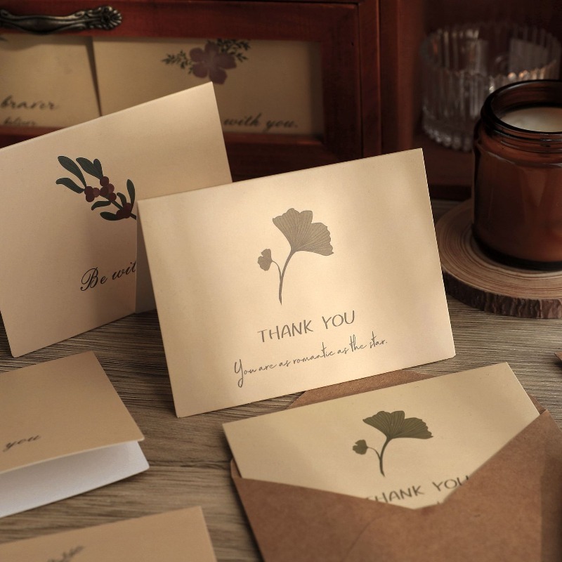 6pcs Set Vintage Plant Oil Pai - Collectible Vintage Greeting Cards 评论和价格