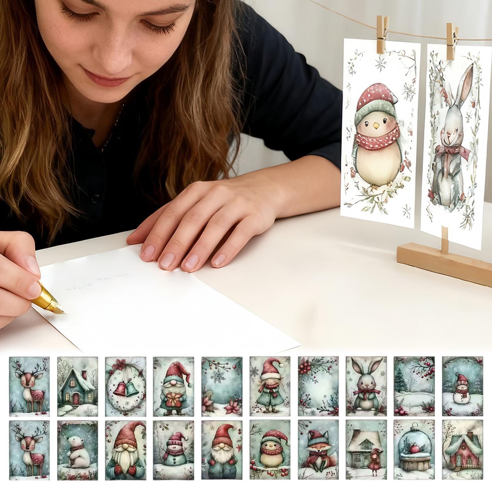 Christmas Greeting Card 20-Pie - Collectible Vintage Greeting Cards 评论和价格