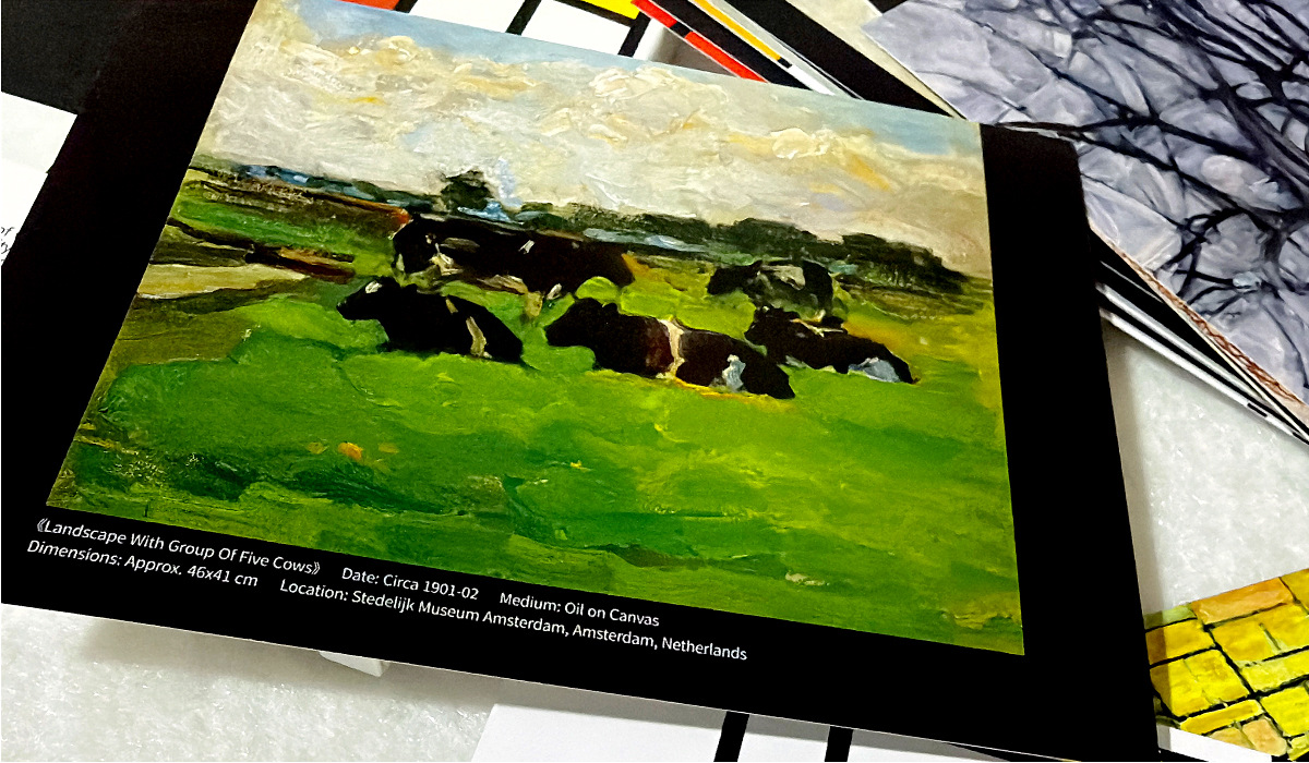 30Sheets Vintage Piet Mondrian - Collectible Vintage Greeting Cards 评论和价格