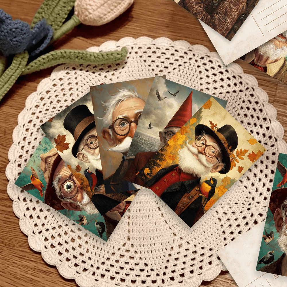 32pcs, vintage cute grandpa, p - Collectible Vintage Greeting Cards 评论和价格