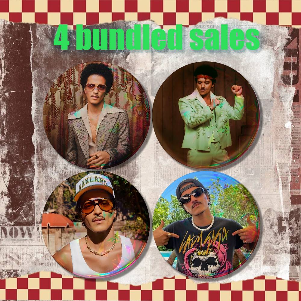 B-Bruno Mars 24K Magic Vintage - Collectible Vintage Brooches 评论和价格