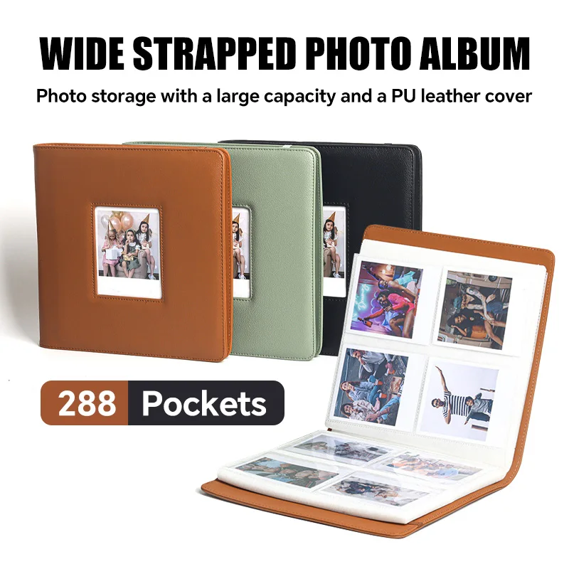 288 Pockets Large Instant Phot - Polaroid Photo Album 评论和价格