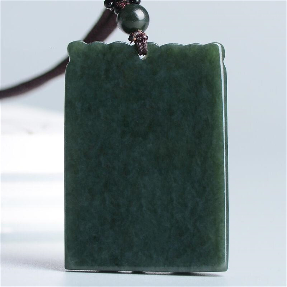 Natural Dark Green HeTian Jade - Vintage Things Collection 评论和价格