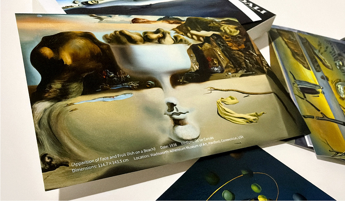 30Sheets Salvador Dalí Oil Pai - Collectible Vintage Greeting Cards 评论和价格