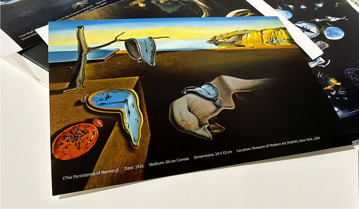 30Sheets Salvador Dalí Oil Pai - Collectible Vintage Greeting Cards 评论和价格