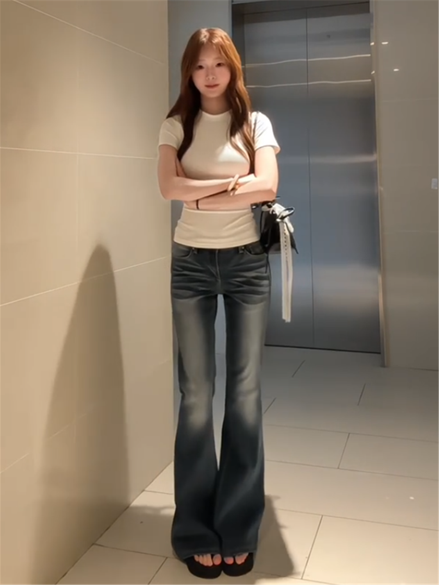 Low Waist Bell Bottom Denim Je - Vintage Collectible Bells 评论和价格