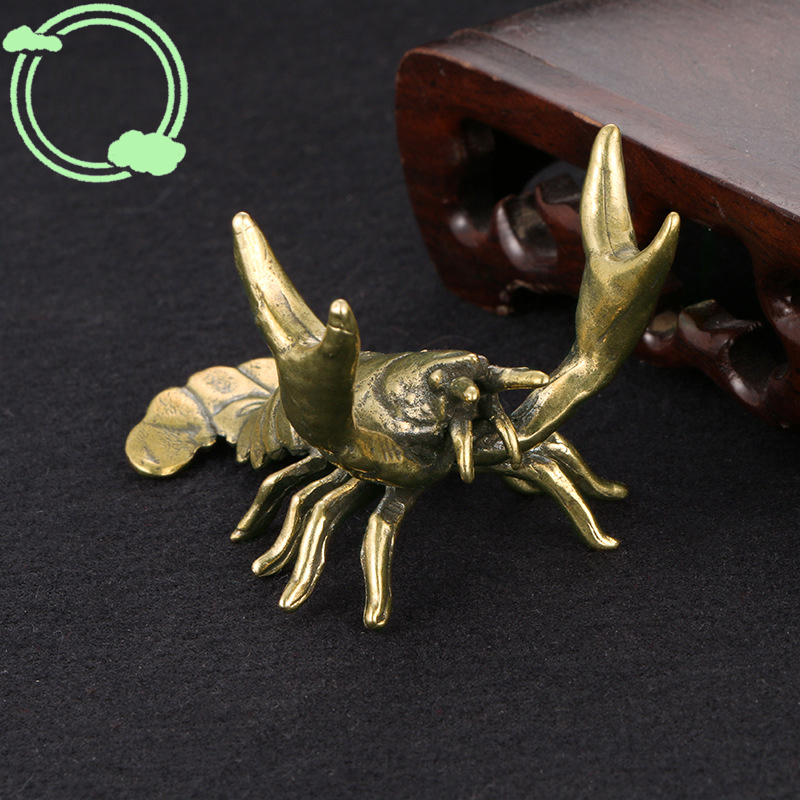 (BBQ4)Solid Brass Crayfish Orn - Vintage Collectible Pens 评论和价格