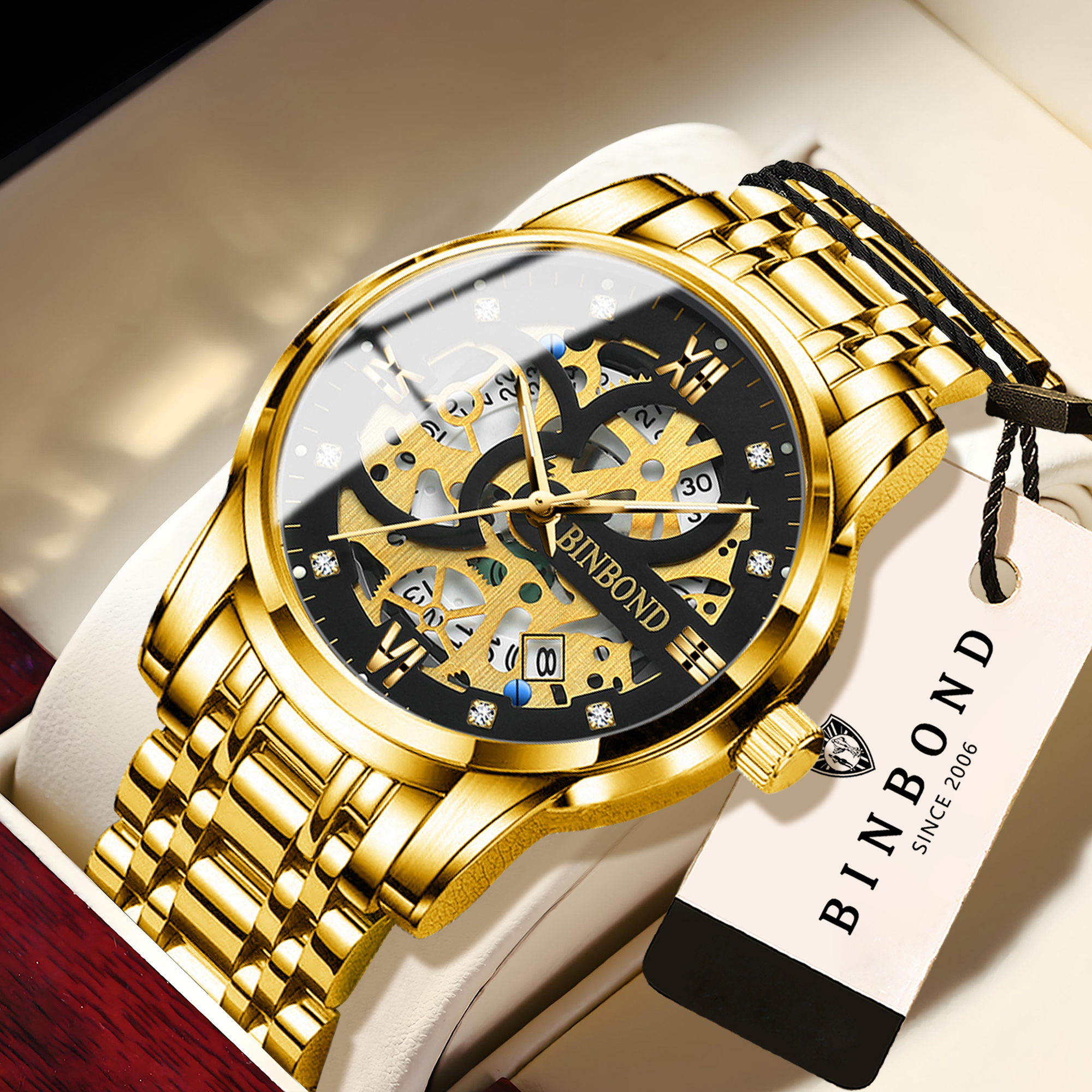 BINBOND hollow out design prec - Vintage Collectible Watches 评论和价格