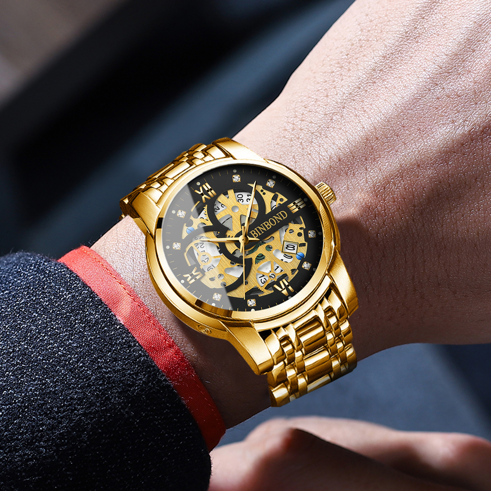 BINBOND hollow out design prec - Vintage Collectible Watches 评论和价格