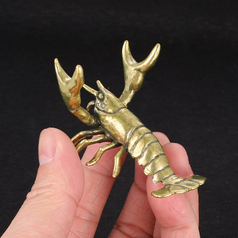 Funny Solid Brass Crayfish Orn - Vintage Collectible Pens 评论和价格