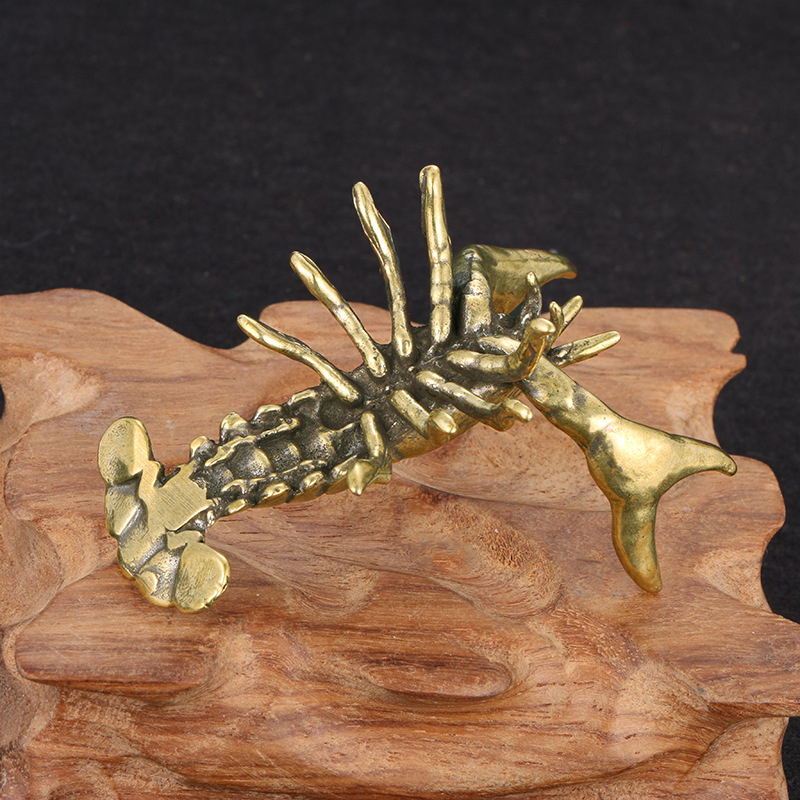 Funny Solid Brass Crayfish Orn - Vintage Collectible Pens 评论和价格