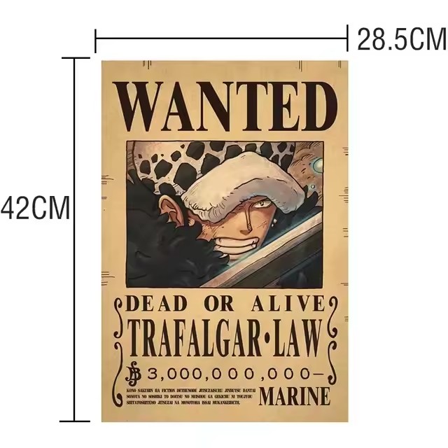 Anime One Piece Bounty Wanted  - Vintage Things Collection 评论和价格