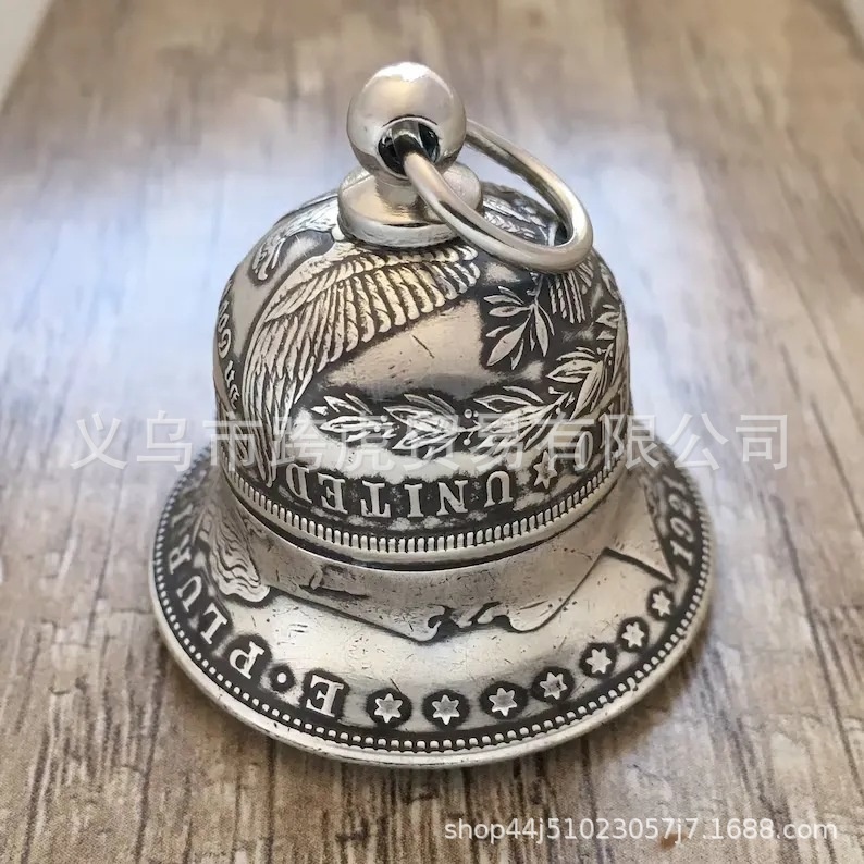 1921s Morgan Silver Dollar Bel - Vintage Collectible Bells 评论和价格