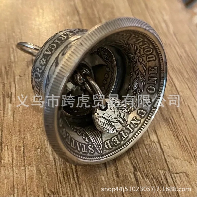 1921s Morgan Silver Dollar Bel - Vintage Collectible Bells 评论和价格
