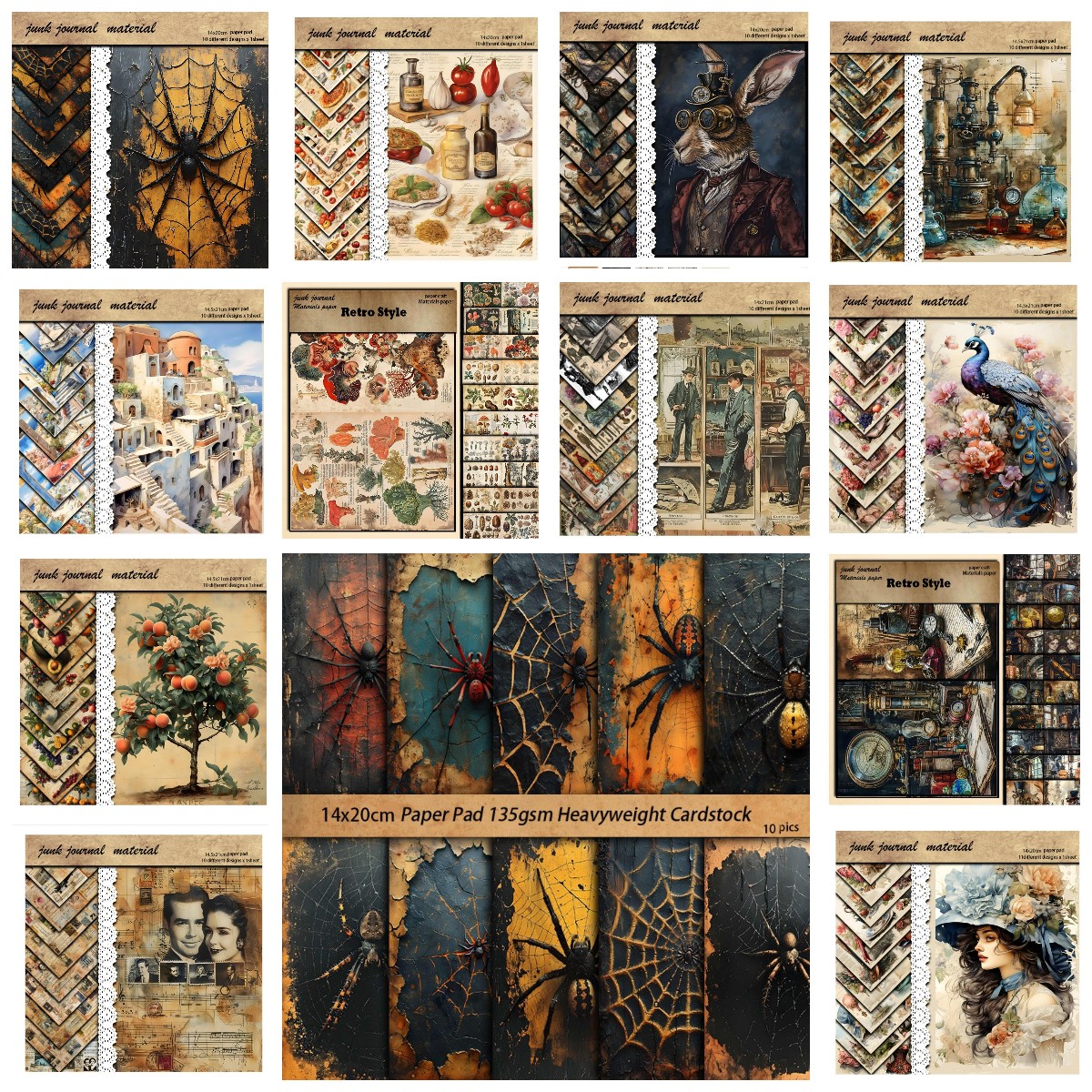 New Vintage Material Papers DI - Vintage Things Collection 评论和价格