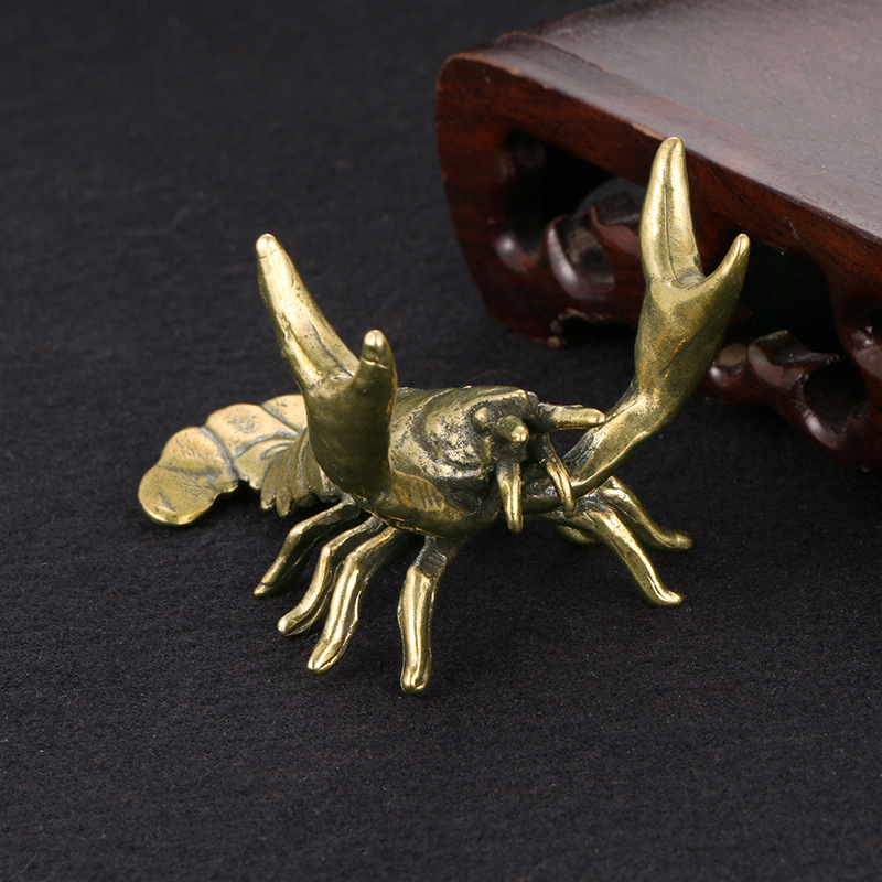 ●Solid Brass Crayfish Ornament - Vintage Collectible Pens 评论和价格