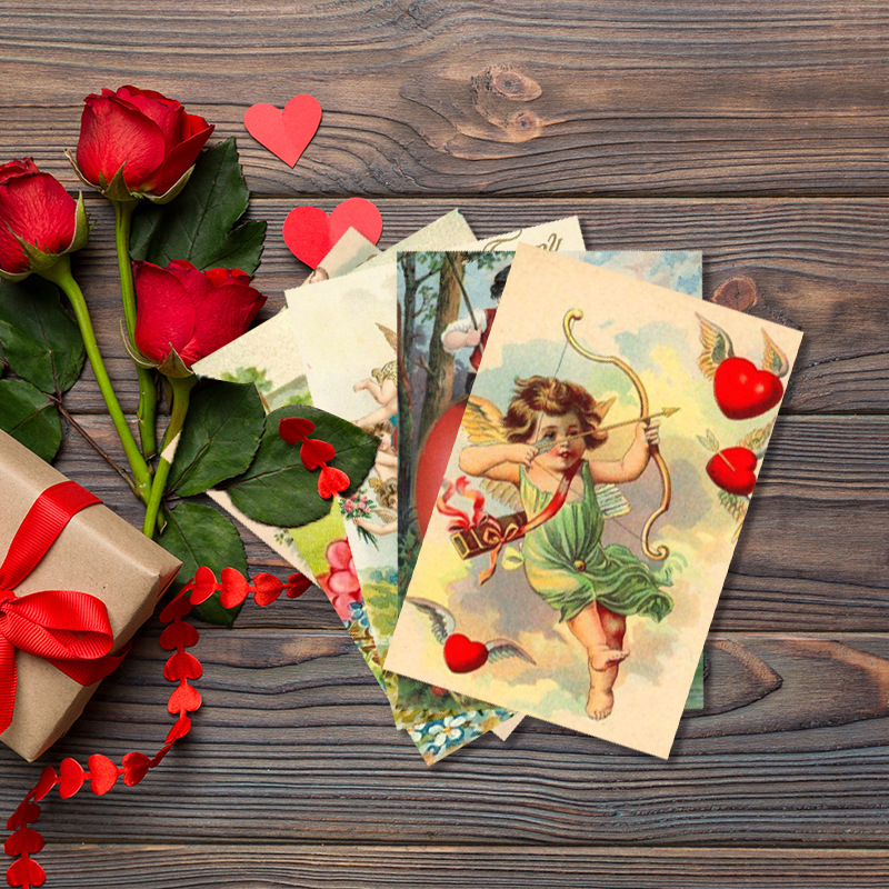 12pcs Valentine's Day Vintage  - Collectible Vintage Greeting Cards 评论和价格