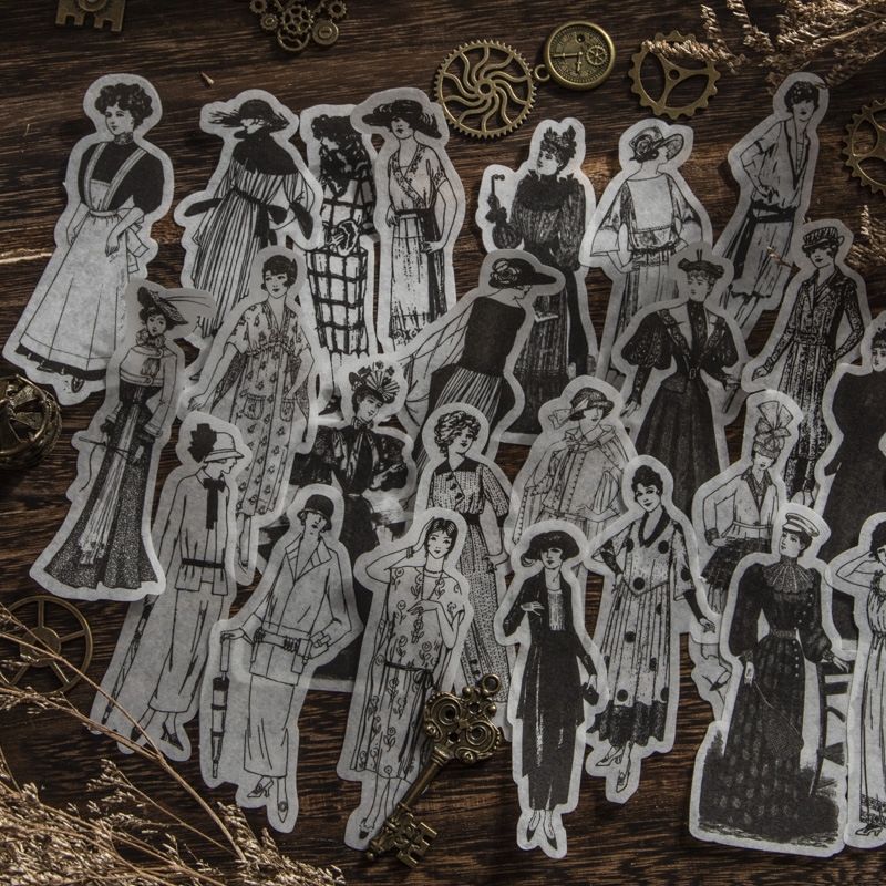 1pack/100pcs Vintage Black Whi - Vintage Things Collection 评论和价格