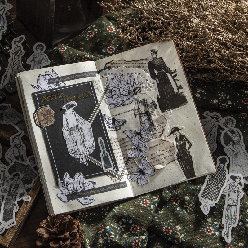 1pack/100pcs Vintage Black Whi - Vintage Things Collection 评论和价格