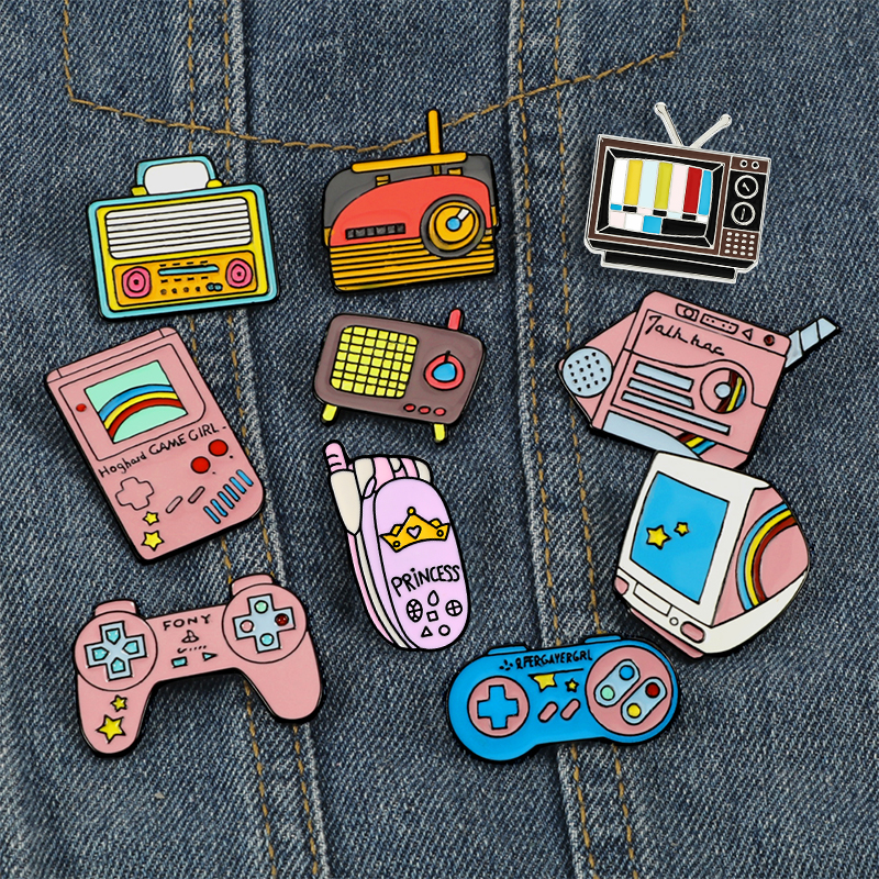 Vintage Game Enamel Pins Colle - Collectible Vintage Brooches 评论和价格