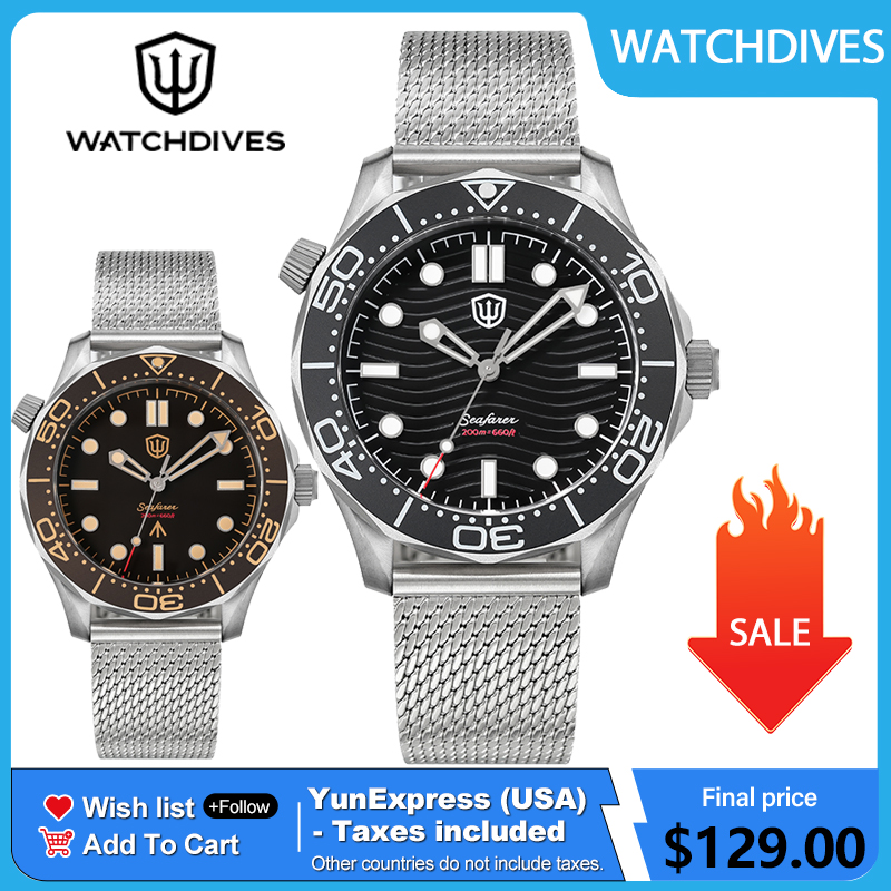 Watchdives 42mm Titanium Dive  - Vintage Collectible Watches 评论和价格