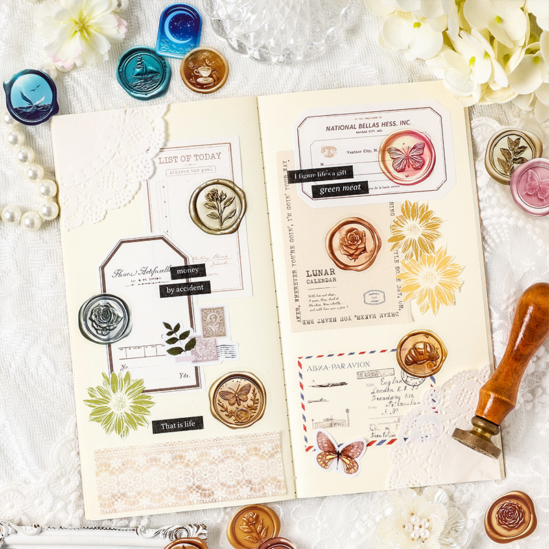 1pack/25Pcs Wax Seal Collectio - Vintage Things Collection 评论和价格