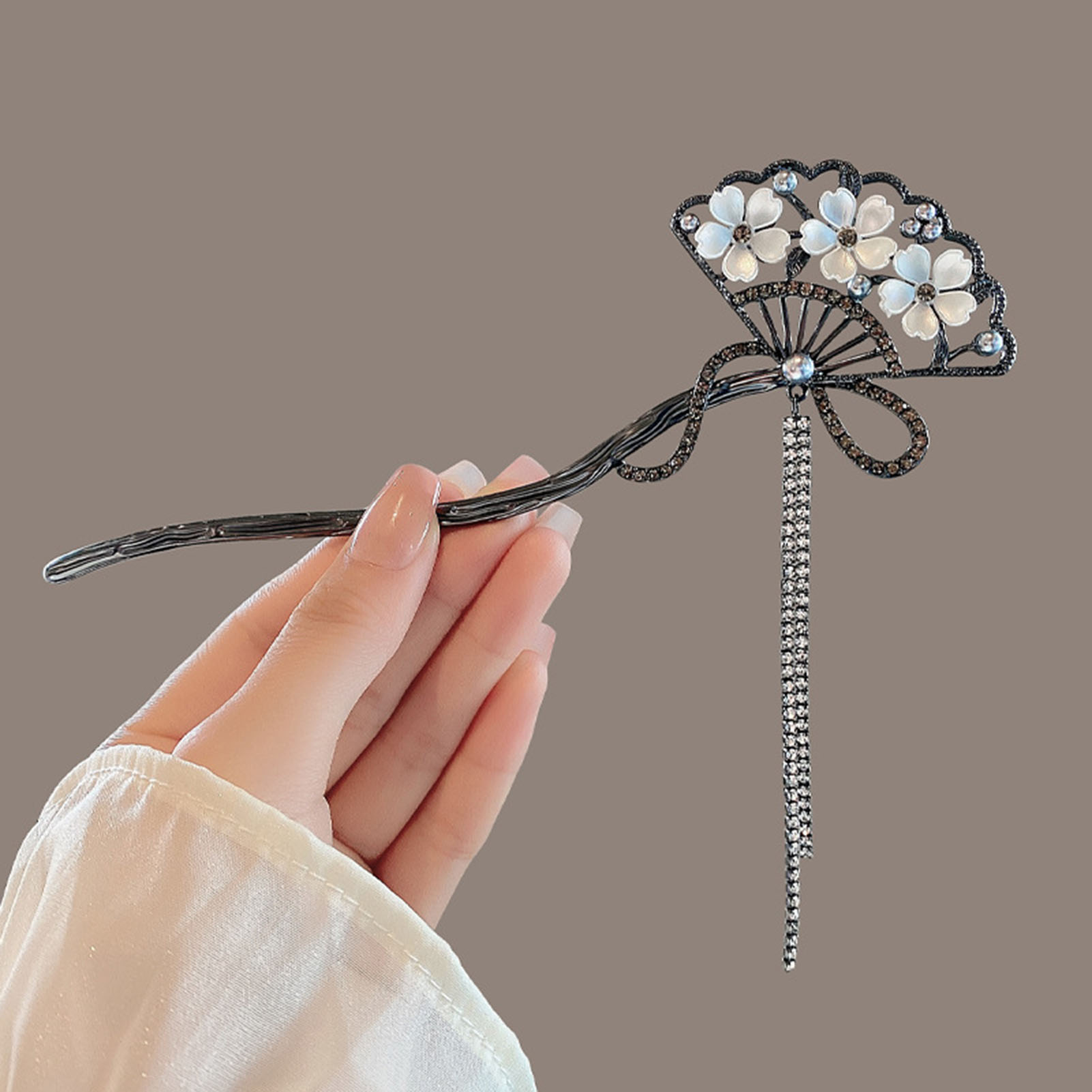 Vintage Flower Fan Shaped Hair - Vintage Jewelry Collection 评论和价格